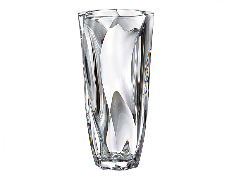 אגרטל קריסטל - 15*30 ס"מ BARLEY TWIST-אגרטל קריסטל-Crystalite Bohemia-סופר הום