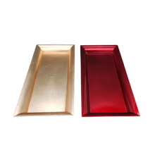 טען תמונה לצפייה בגלריה, מגש מלבני 19*41 ס"מ-הגשה פלסטיק-CASA BELLA-אדום-סופר הום
