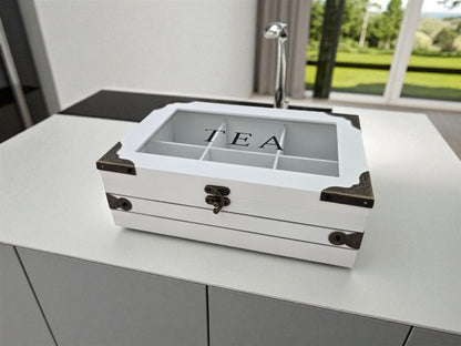 קופסת תה TEA 8.5×16×24 ס"מ-קופסאות תה-Bella Casa-סופר הום