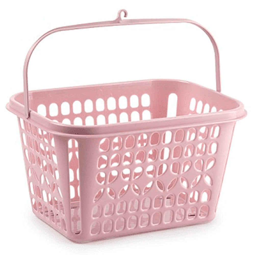 סלסלה לאטבי כביסה - מגוון צבעים-סלסלה-Plasticforte-ורוד-סופר הום