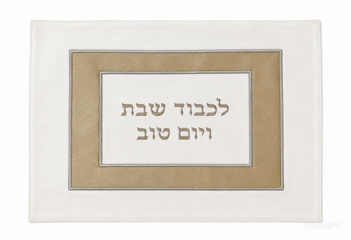 כיסוי חלה דמוי עור 48X61.5 ס"מ - מגוון דגמים-כיסוי חלות דמוי עור-GIFTSHOP-לבן-מוקה-סופר הום