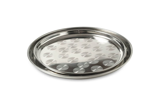 מגש עגול נירוסטה-מגש עגול-ROSE&STEIN-סופר הום