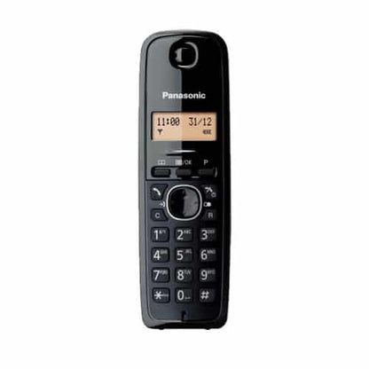 טלפון אלחוטי שחור/לבן דגם KXTG1611-טלפון אלחוטי-Panasonic-שחור-סופר הום