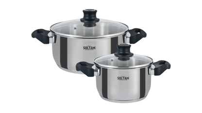 - מארז כלי בישול 4 חלקים Alon-סירי נירוסטה-Soltam סולתם-סופר הום