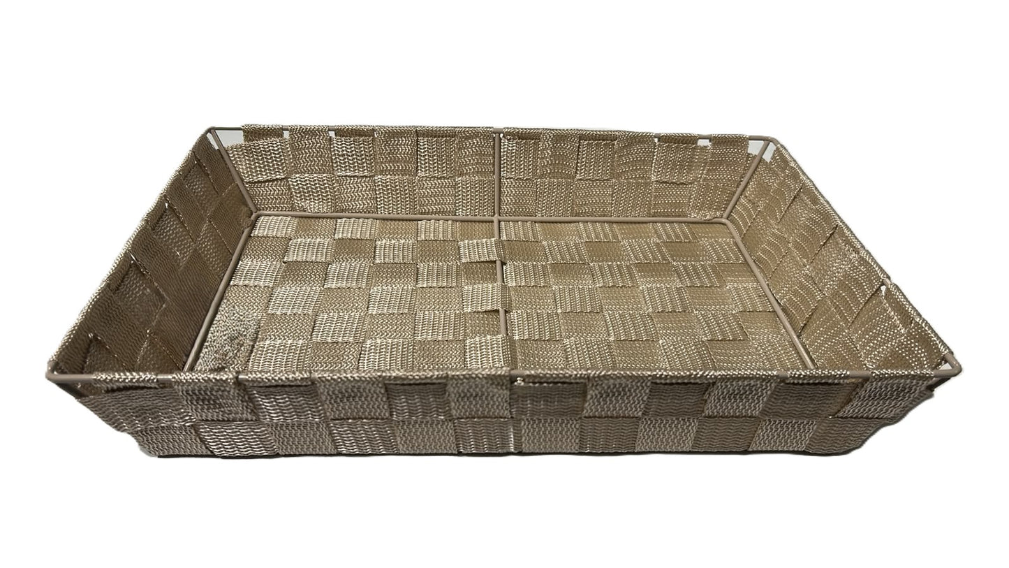 מגש רצועות - מגוון מידות-סלסלה מעוצבת-Bella Casa-28×20×6 ס"מ-סופר הום