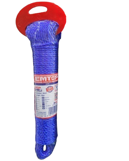 חבל ניילון EMTOP - 30 מטר-חוטים וחבלים-EMTOP-סופר הום