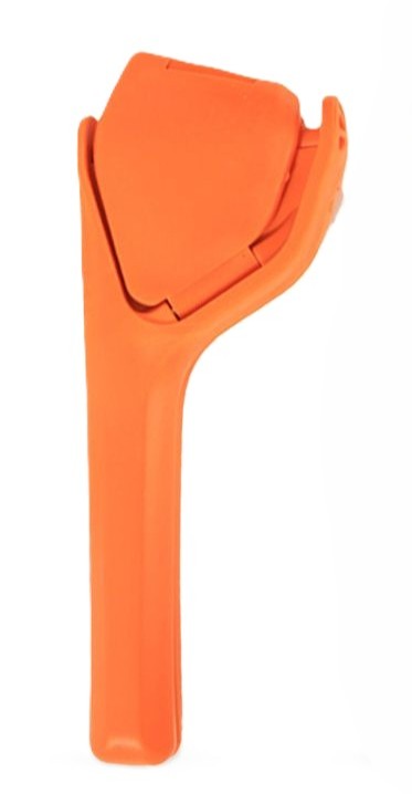 סוחט לימון ידני מפלסטיק Lemon Crasher - ירוק/כתום-מסחטה ידנית-Food Appeal-כתום-סופר הום