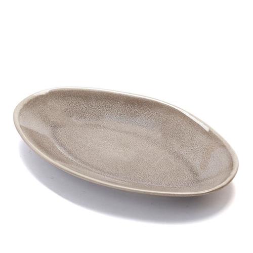 פלטה אובלית אבן WARE MADRIO מוקה - מגוון מידות-מגש פורצלן-GOLYAN-2.9×14.8×24.7 ס"מ-סופר הום