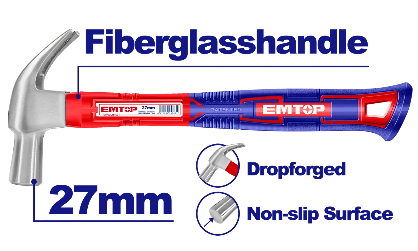 פטיש דו צדדי EMTOP דגם EHAMCH2701 – 27 ס"מ-פטיש-EMTOP-סופר הום