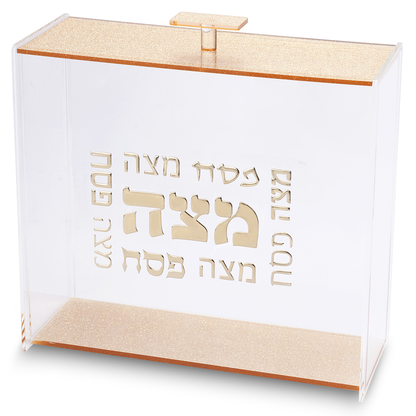 מעמד למצה עומד אקרילי 23*21 ס"מ - מגוון דוגמאות-מעמד למצות-ART JUDAICA-מצה חומות ירושלים-סופר הום