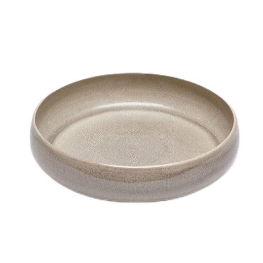 קערת הגשה פורצלן בעיצוב אבן WARE MADRIO מוקה - מגוון מידות-קערת הגשה פורצלן-GOLYAN-7×28 ס"מ-סופר הום