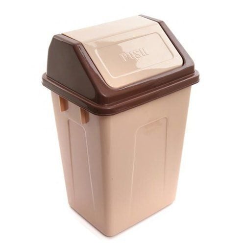 פח אשפה מכסה נפתח - מגוון צבעים ומידות-פח לשירותים-DUYTAN-24 × 20 × 39 ס״מ - 9.1 ליטר-חום-סופר הום