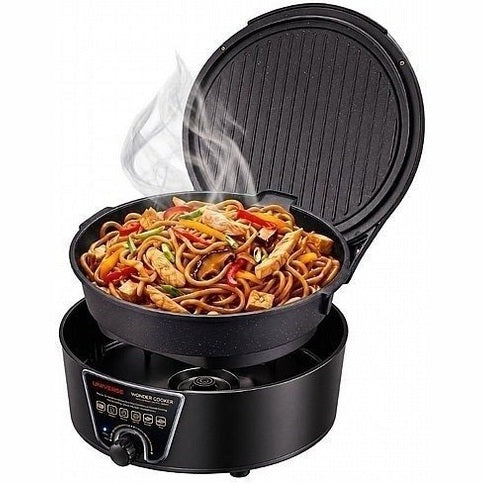 פלא קוקר חשמלי 2100W עם סיר נשלף Wonder Cooker NRI-8650 - מגוון צבעים-סיר טיגון חשמלי-Universe-שחור-לבן-סופר הום