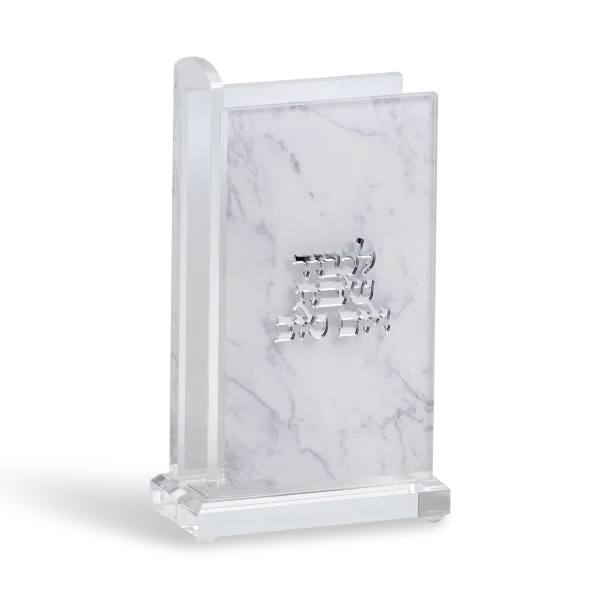 מעמד לקופסת גפרורים - דגם שיש כסוף-מעמד לקופסת גפרורים-Schonfeld Collection-סופר הום