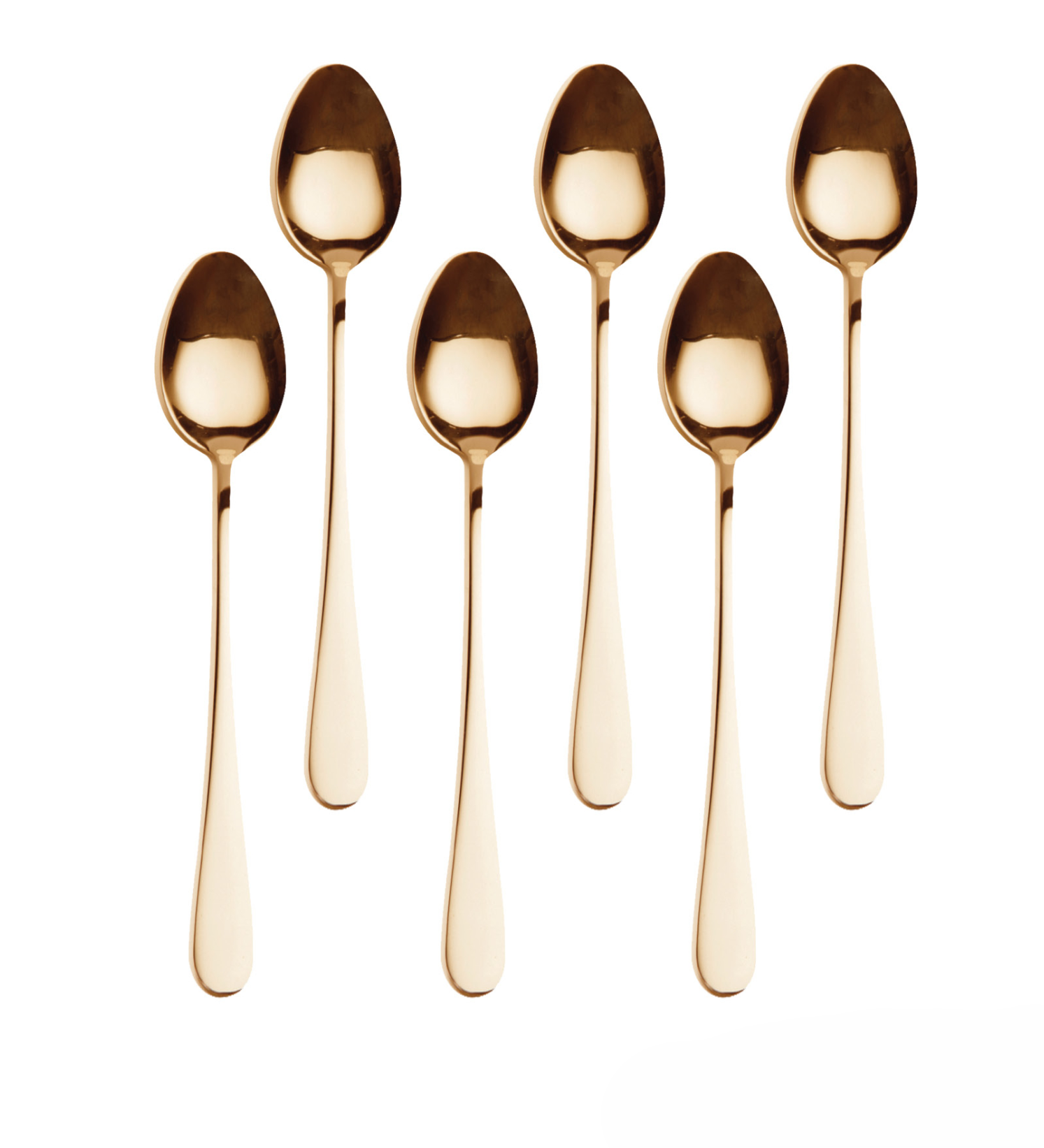 סט 6 כפיות ארוכות מוזהבות-כפיות-La kitchenette-סופר הום