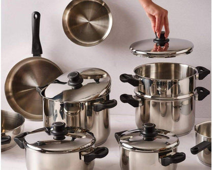 ALON סירים נירוסטה אל חלד במגוון גדלים - סדרת-סירי נירוסטה-Soltam סולתם-סיר אלון 2.5 ליטר 18 ס"מ סולתם-סופר הום