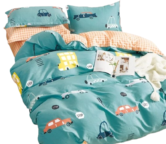 סט מצעים יחיד 100% כותנה דגם Street-סט יחיד-ARTEX HOME-סופר הום