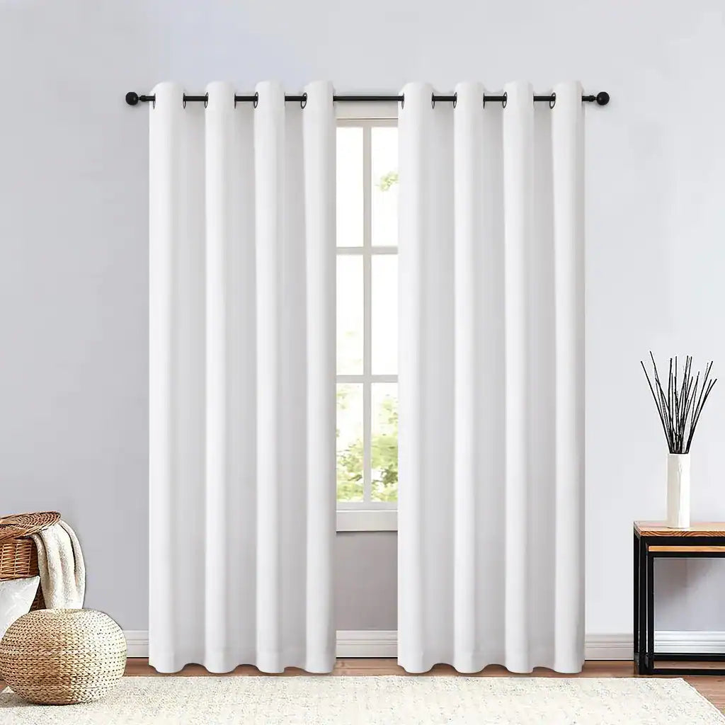 וילון סאן בלוק - מגוון צבעים ומידות-וילון בד-ASHRAM-140x160 ס"מ-אפור-סופר הום