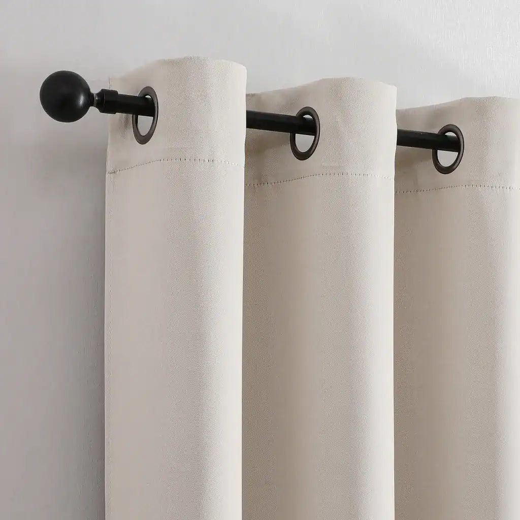 וילון סאן בלוק - מגוון צבעים ומידות-וילון בד-ASHRAM-140x160 ס"מ-אפור-סופר הום