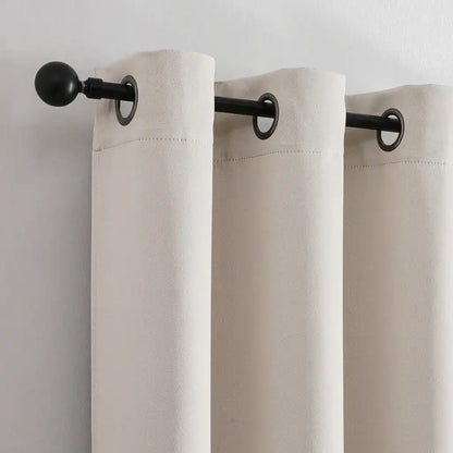 וילון סאן בלוק - מגוון צבעים ומידות-וילון בד-ASHRAM-140x160 ס"מ-אפור-סופר הום