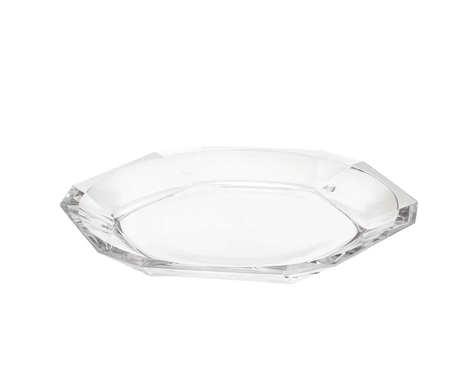 צלחת הגשה Crystallin Reflection זכוכית - 30 ס"מ-הגשה זכוכית-אקסטרה ריטייל גרופ-סופר הום