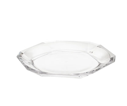 צלחת הגשה Crystallin Reflection זכוכית - 30 ס"מ-הגשה זכוכית-אקסטרה ריטייל גרופ-סופר הום
