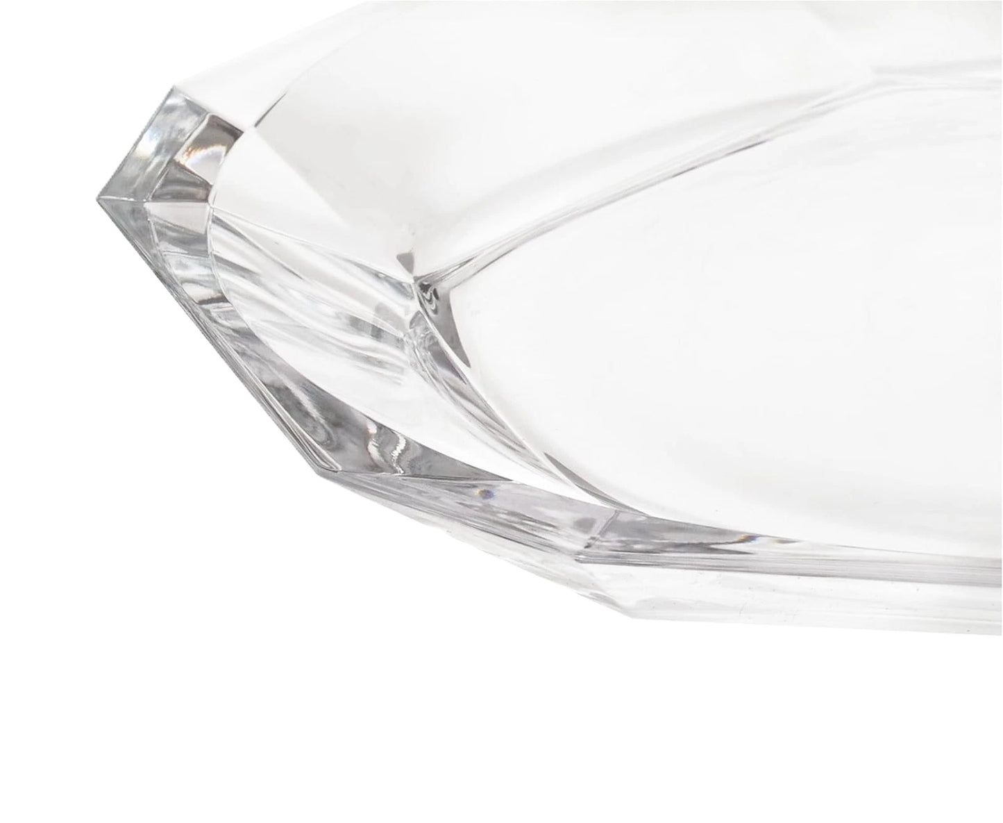 צלחת הגשה Crystallin Reflection זכוכית - 30 ס"מ-הגשה זכוכית-אקסטרה ריטייל גרופ-סופר הום