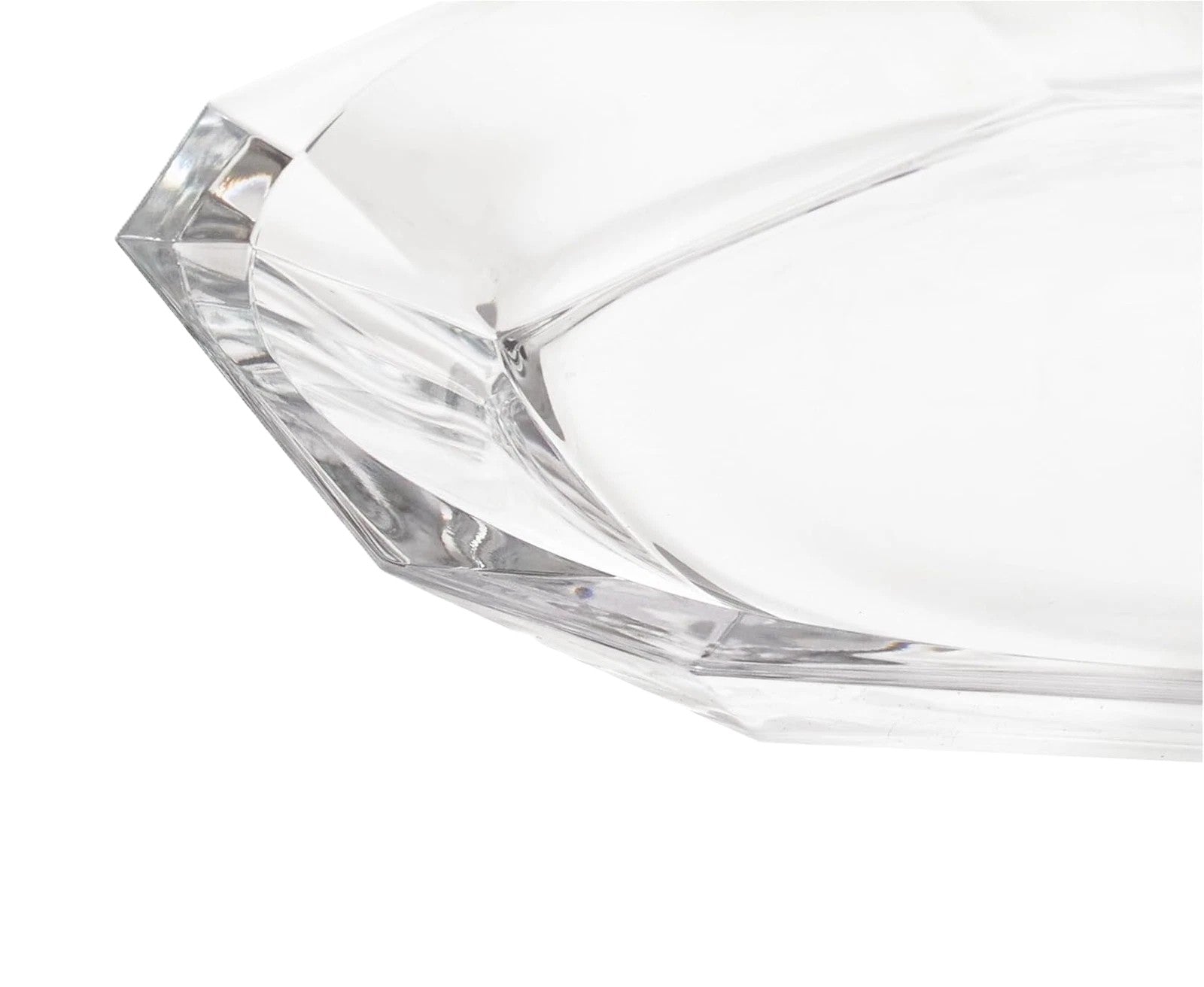 צלחת הגשה Crystallin Reflection זכוכית - 30 ס"מ-הגשה זכוכית-אקסטרה ריטייל גרופ-סופר הום