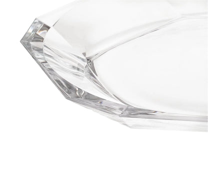 צלחת הגשה Crystallin Reflection זכוכית - 30 ס"מ-הגשה זכוכית-אקסטרה ריטייל גרופ-סופר הום