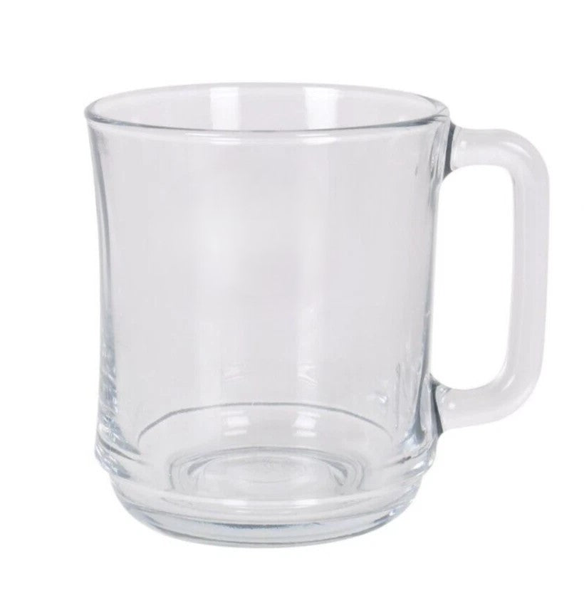 כוס עם ידית - 310 מ"ל-כוסות זכוכית-סופר הום-סופר הום