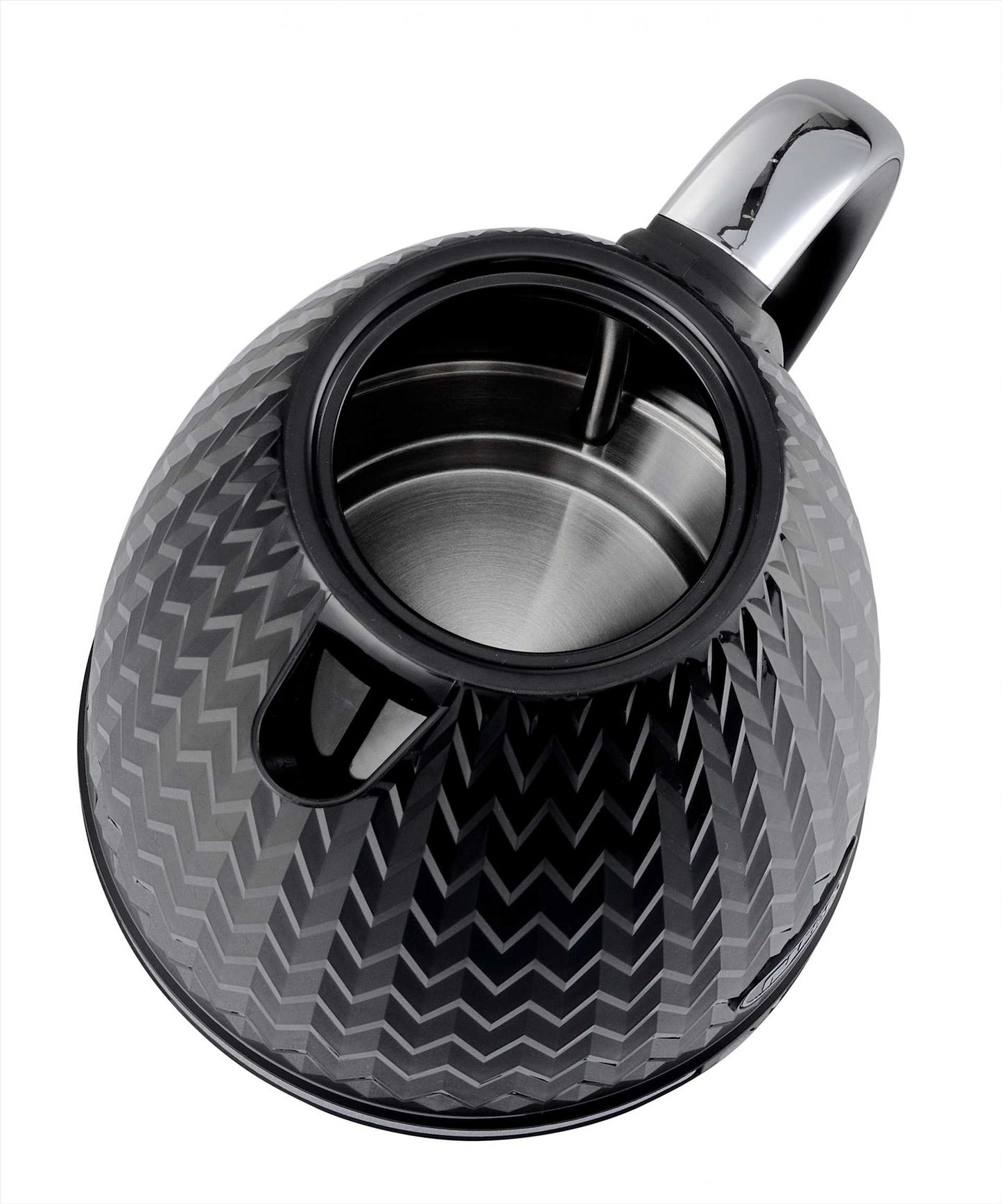 קומקום חשמלי מעוצב סדרת זיגזג שחור\לבן-קומקום-SELMOR-שחור-סופר הום