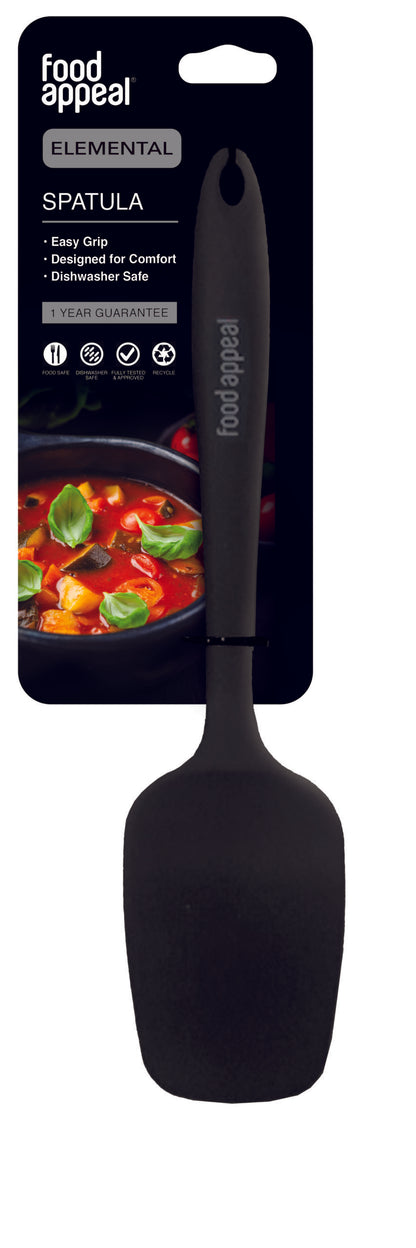 ELEMENTAL לקקן מקומר מסיליקון שחור-לקקן-Food Appeal-סופר הום