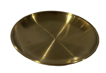 צלחת הגשה GOLDY - מגוון גדלים-הגשה מתכת-Cucina-קטן - 14.1×1.3 ס"מ-סופר הום