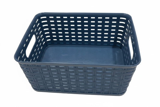 סלסלת ראטן קטנה - מגוון צבעים-סלסלה-SUPERHOME סופרהום-כחול-סופר הום