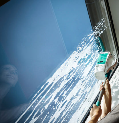 מנקה חלונות חשמלי Click System Dry & Clean-מנקה חלונות חשמלי-Leifheit-סופר הום
