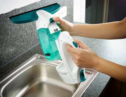 מנקה חלונות חשמלי Click System Dry & Clean-מנקה חלונות חשמלי-Leifheit-סופר הום