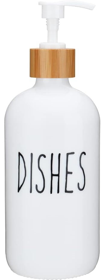 דיספנסר סבון לבן - Dishes / Hands-דיספנסר לסבון-א. לויזון-Dishes-סופר הום