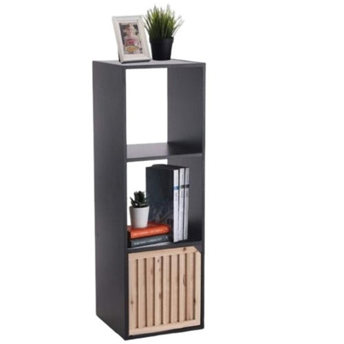 כוורת 3 תאים - שחור ועץ-כוורת-Home Design-סופר הום