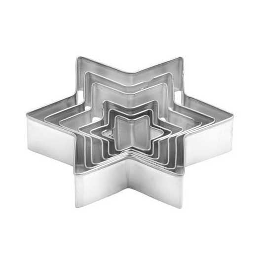 סט חותכני כוכב בגדלים שונים-חותכנים-Tescoma-סופר הום