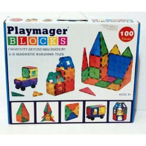 מגנטים 100 חלקים פליימאגר-Playmager-סופר הום