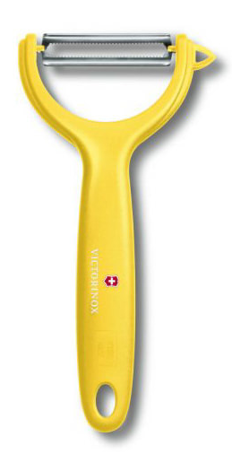 Victorinox קולפן שוצרי משונן במגוון צבעים מבית-קולפן ירקות-Victorinox-צהוב-סופר הום