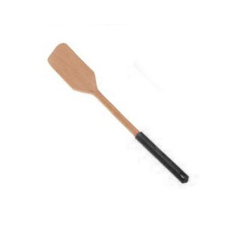 תרווד עץ מחורץ ידית סיליקון צבעונית-ששת עץ-SUPERHOME סופרהום-מלא-שחור-סופר הום