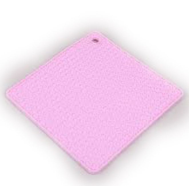 תחתית סיליקון מרובעת לסיר-תחתית לסיר-BARONESS-ורוד בהיר-סופר הום