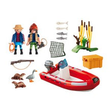 Load image into Gallery viewer, חוקרי טבע וסירת מנוע-PLAYMOBIL-סופר הום
