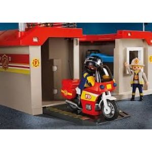 פליימוביל תחנת מכבי אש - מארז נשיאה 5663-Playmobil-סופר הום