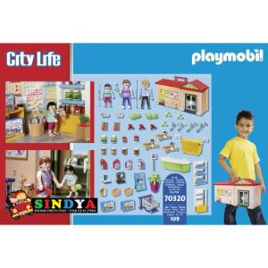 פליימוביל חנות מכולת - מארז נשיאה 70320-Playmobil-סופר הום