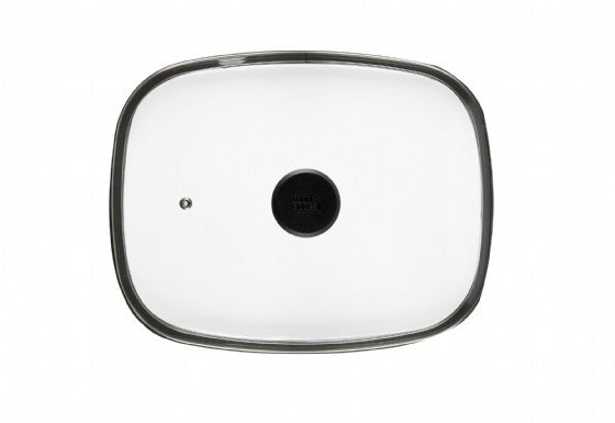 מכסה זכוכית 32 ס"מ - תואם מחבת גריל כפולה מדגם 7290110462086-מכסה לסיר-Food Appeal-סופר הום