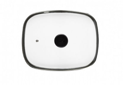 מכסה זכוכית 32 ס"מ - תואם מחבת גריל כפולה מדגם 7290110462086-מכסה לסיר-Food Appeal-סופר הום