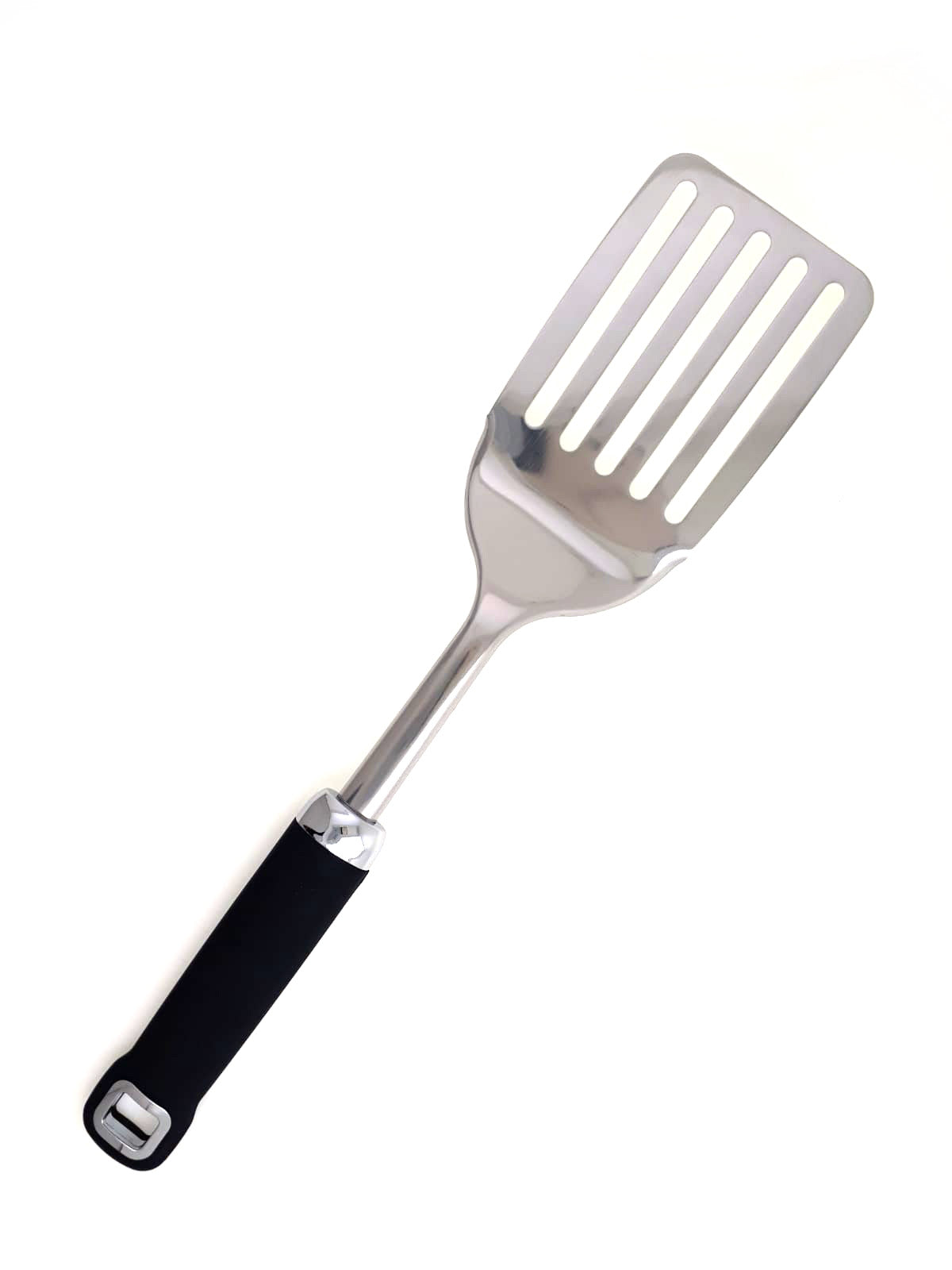 תרווד מחורץ קלאסיק - ידית סופטאצ' Soft touch-ששת נירוסטה-SUPERHOME סופרהום-שחור-סופר הום