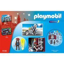 Load image into Gallery viewer, מוסך אופנועים מארז נשיאה 9108-PLAYMOBIL-סופר הום
